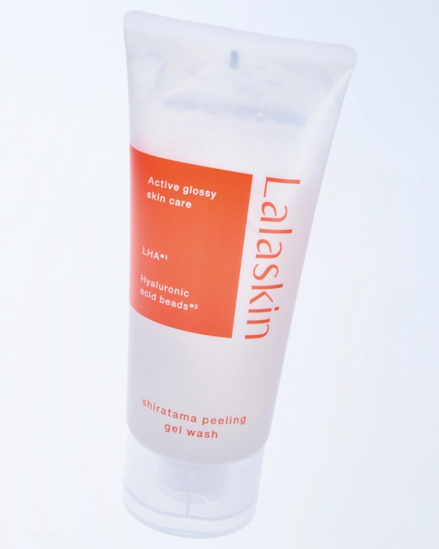 プレミアアンチエイジング ララスキン 白玉ピーリングジェル洗顔 140g ￥1,650