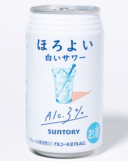 サントリー ほろよい〈白いサワー〉350ml ￥175（編集部調べ）