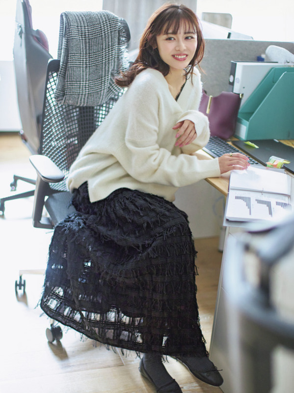 内勤派のデスクワークコーデ