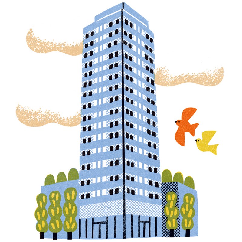 マンション イラスト