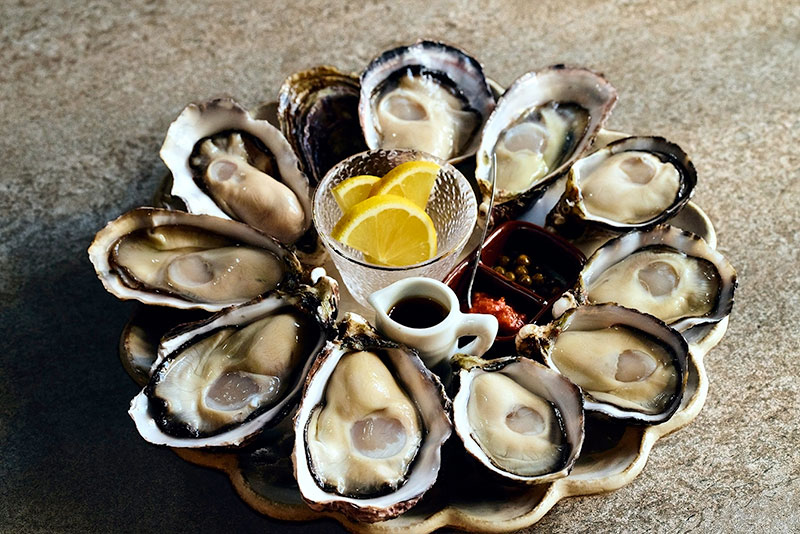 生牡蠣盛り合わせ