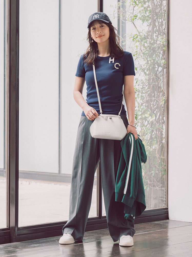 いつもの「通勤ワイドパンツ」を運動会で着こなす！