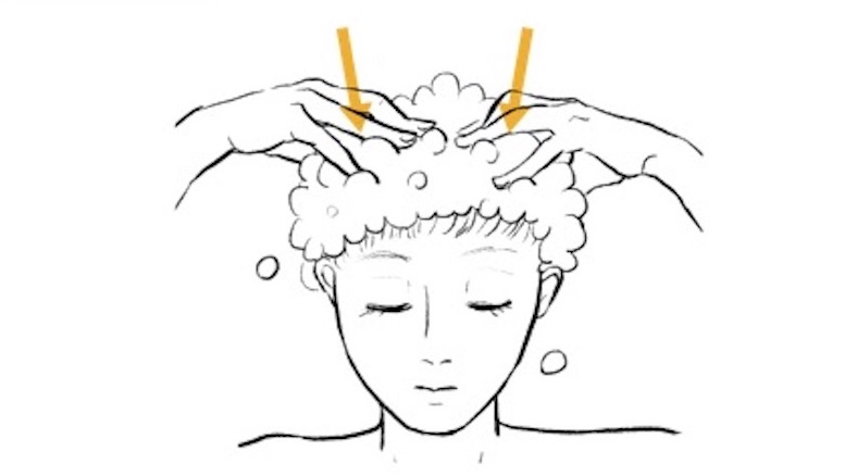 頭皮ケアアイテムを使ったマッサージ＆シャンプー方法