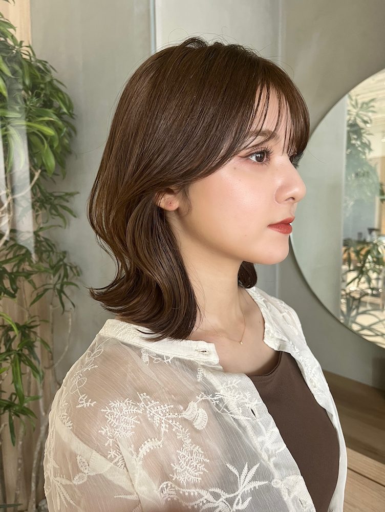 小顔見せが叶うくびれミディアム