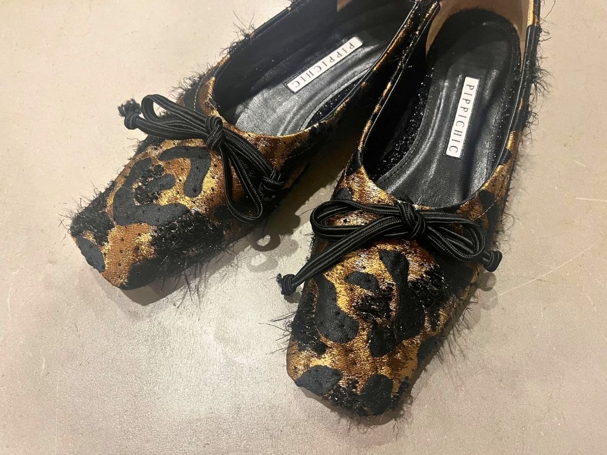 バレエシューズのアップショット