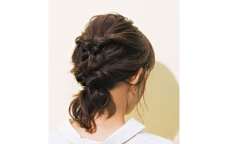 髪が短くてもできるダブルくるりん