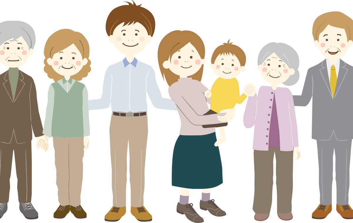 家族のイラスト