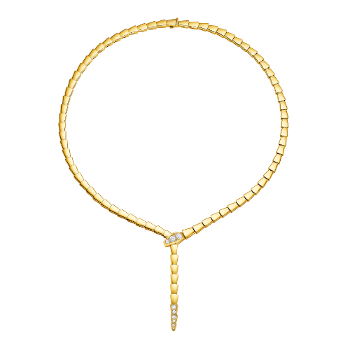 「セルペンティ ヴァイパー」ネックレス YG×DIA