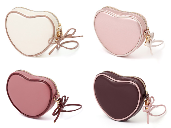 ハートシェイプ ミニポーチ