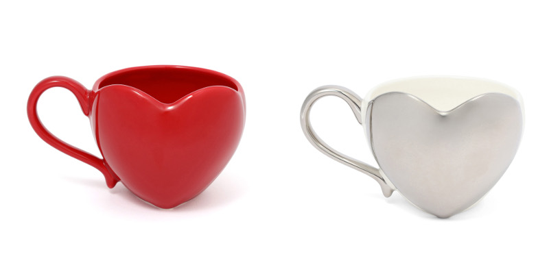 ハート シェイプ マグ
