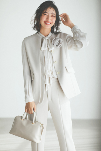 ジャージーセットアップ着用画像