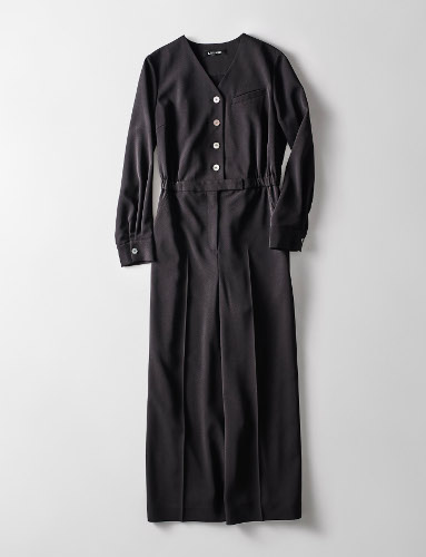 強撚ツイルストレッチコンビネゾン