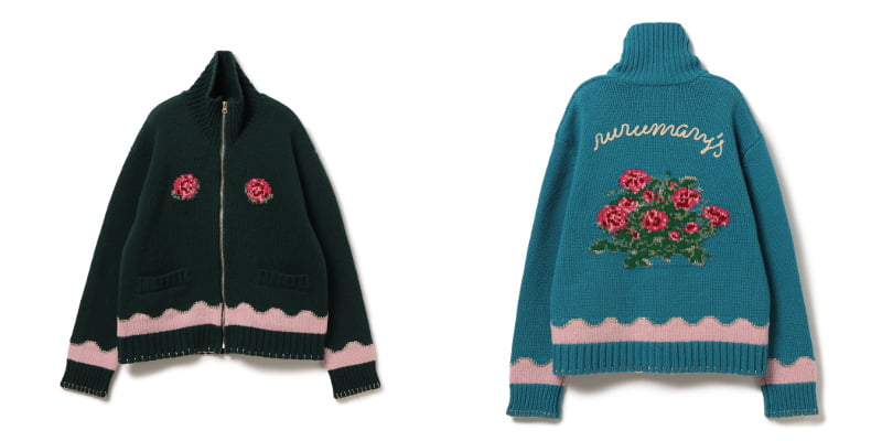 RURU MARY'S ジャカードニットアウター