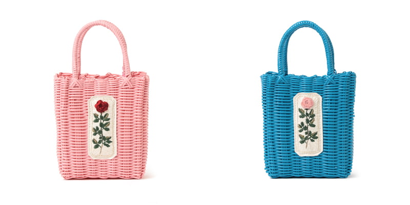RURU MARY'S 手刺繍のプチかごバッグ