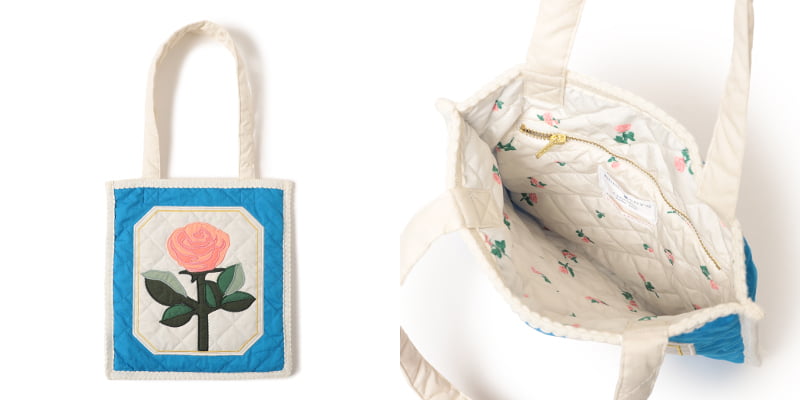 RURU MARY'S 保冷ポケット付リバーシブルキルティングバッグ