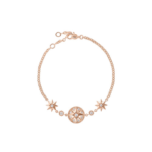 「ローズ デ ヴァン」ブレスレット（PGｘDIA）