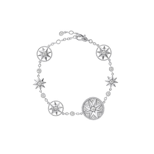 「ローズ デ ヴァン」ブレスレット（WGｘDIA）