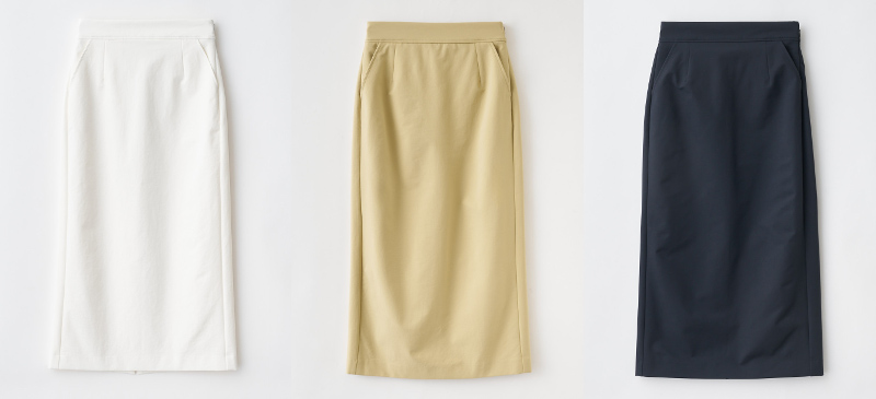 ダブルクロスストレッチタイトスカート