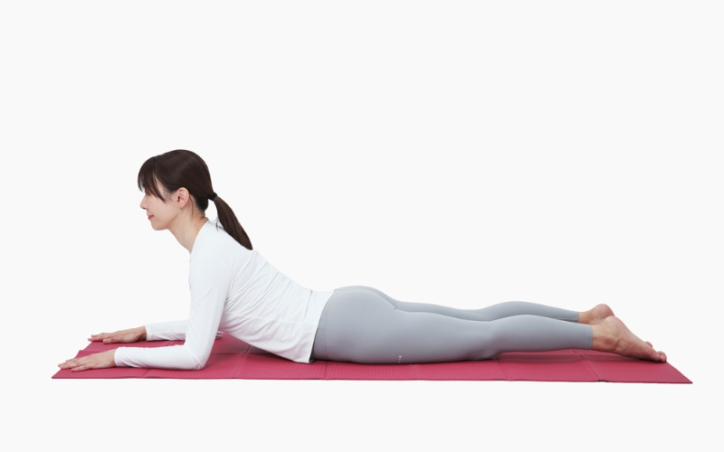 お腹のストレッチ①