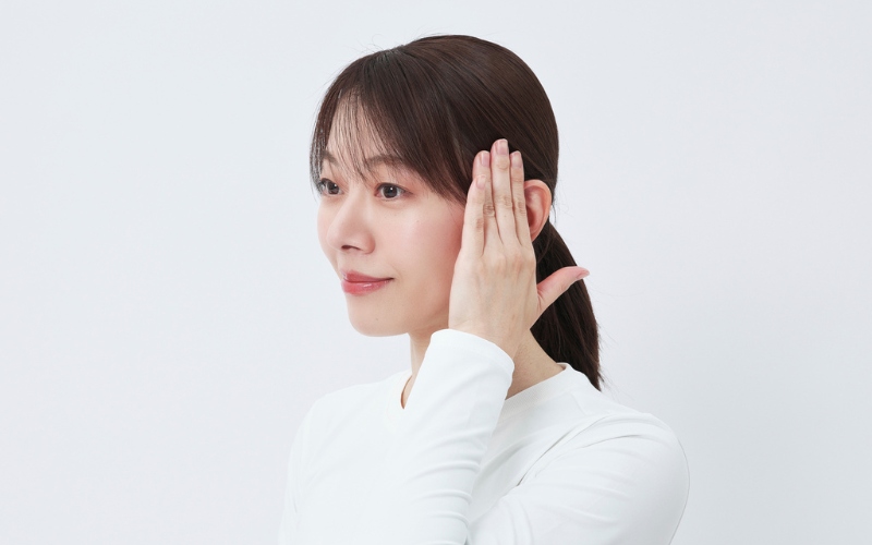 側頭筋マッサージ