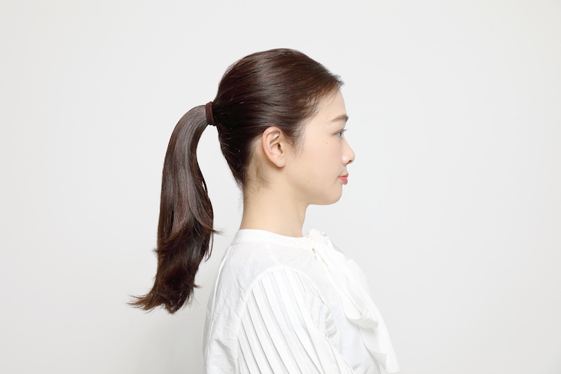 着物を着たときにも使える【夜会巻き風お団子】