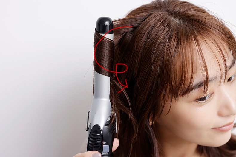 こなれ感たっぷりミックス巻き