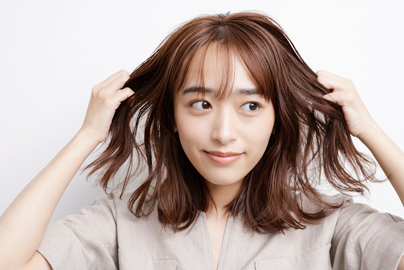 こなれ感たっぷりミックス巻き