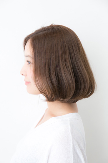 ふんわり内巻きフェミニンボブ