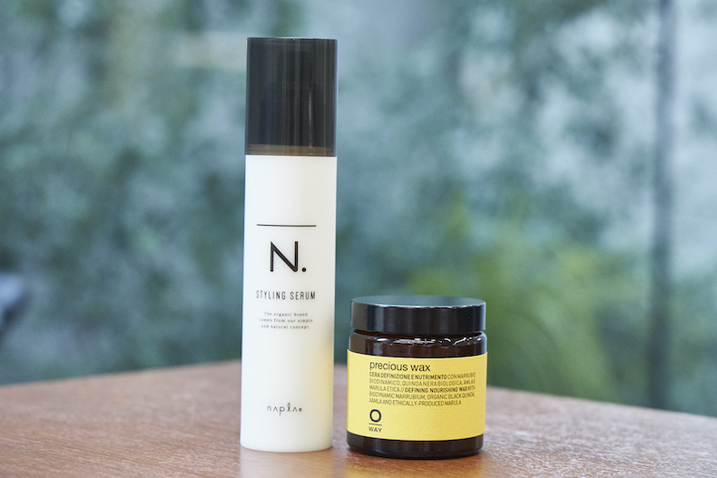 ナプラ エヌドット スタイリングセラム、ローランド オーガニックウェイ プレシャスワックス