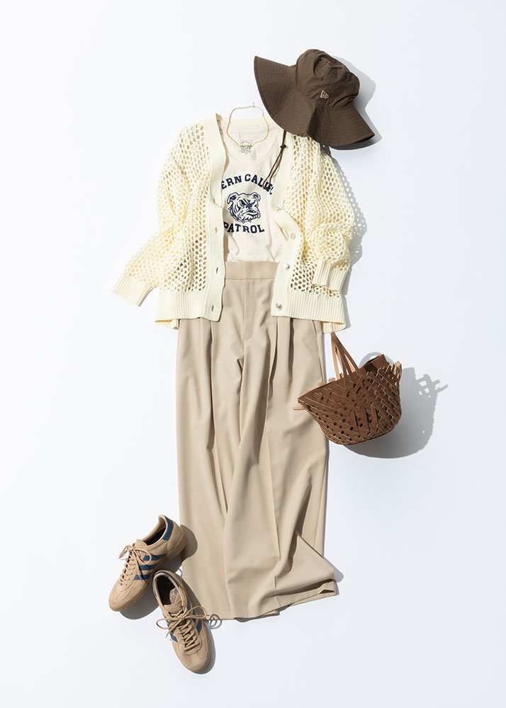 「黒以外のパンツ」で、ちょっと差がつく上品カジュアルに