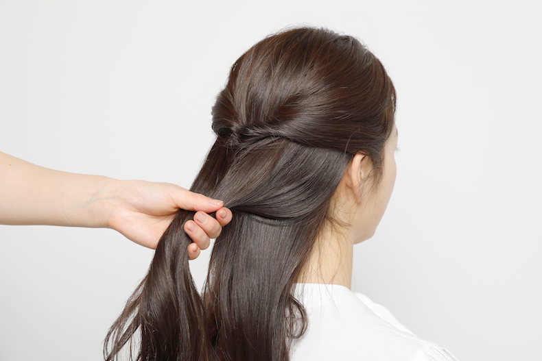 立体感が華やかなトリプルくるりんぱ