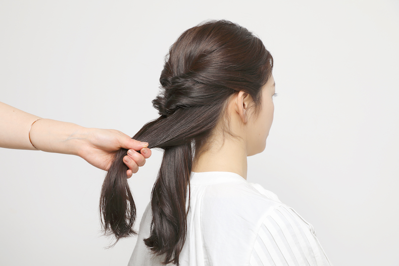 立体感が華やかなトリプルくるりんぱ