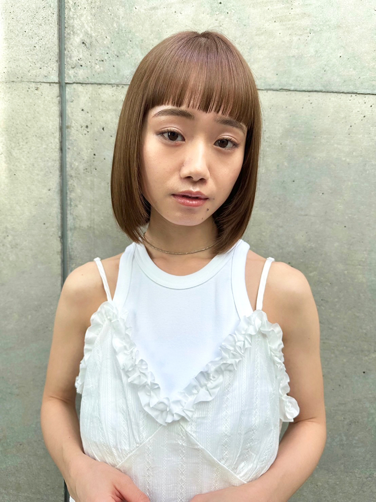 トレンドのフルバングボブ