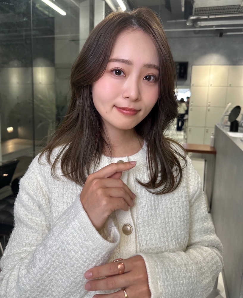 髪が美しく見える【オリーブベージュ】