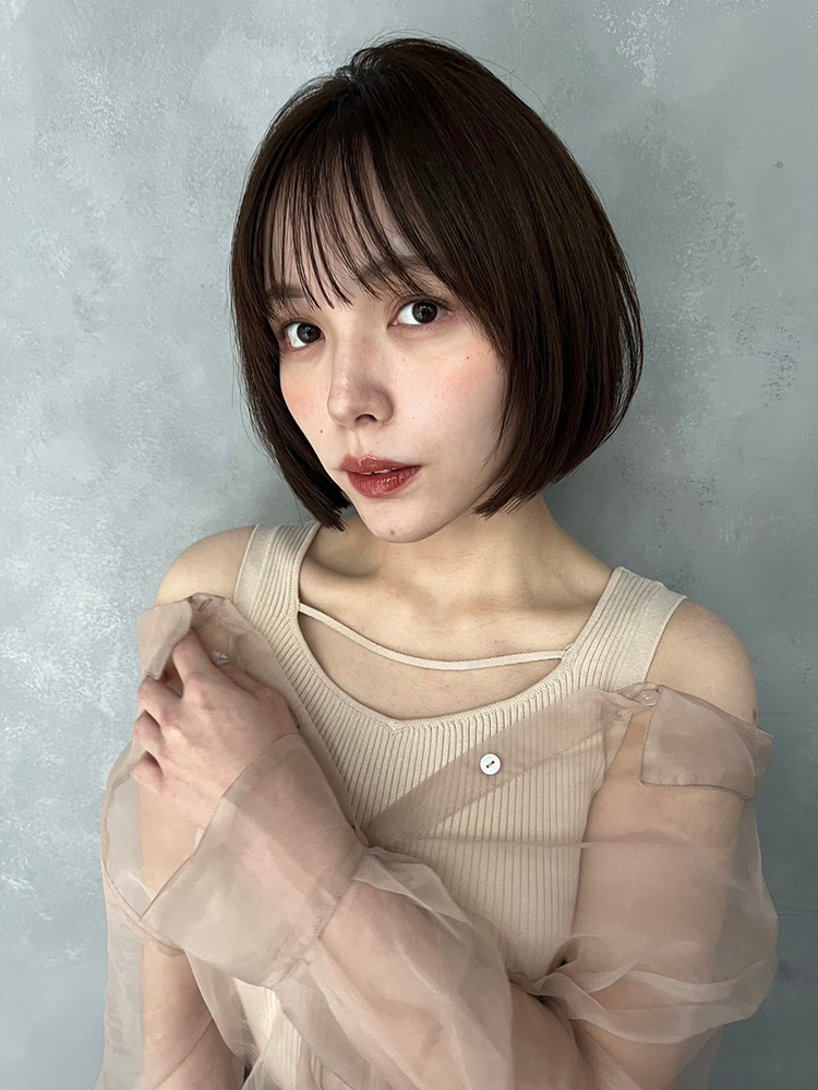 ほんのり内巻きのコンパクトボブ