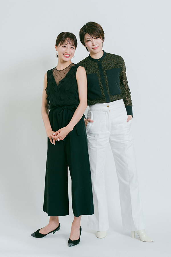 元タカラジェンヌ遥羽さん綾さん全身