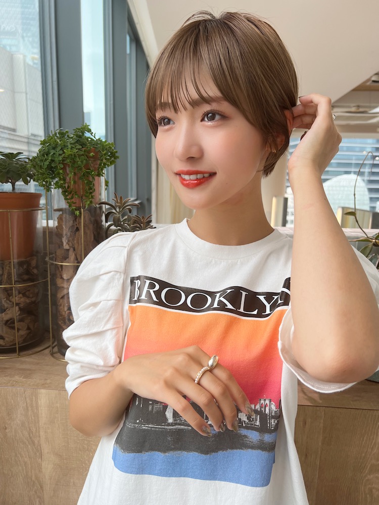 若見え可能なシンプルショートボブ