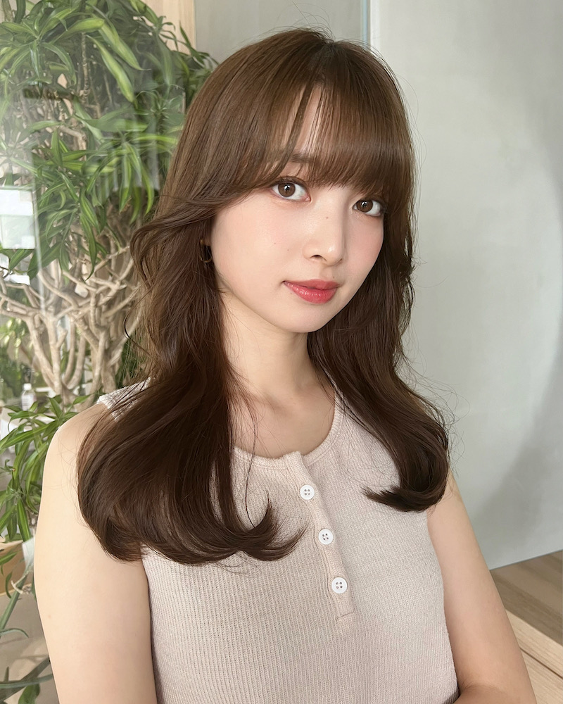 内巻きビッグカールロング