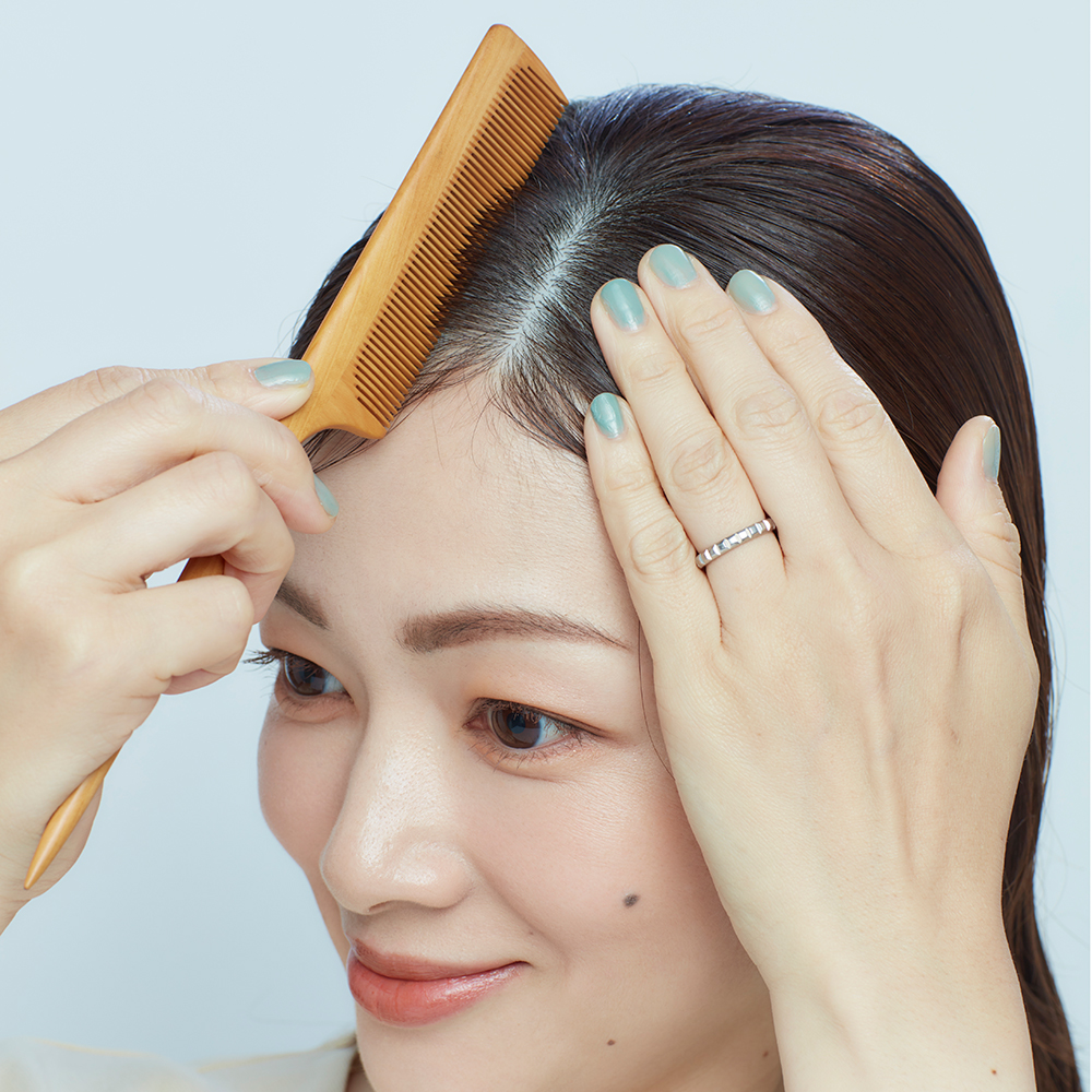 40代向けカチューシャヘアアレンジ