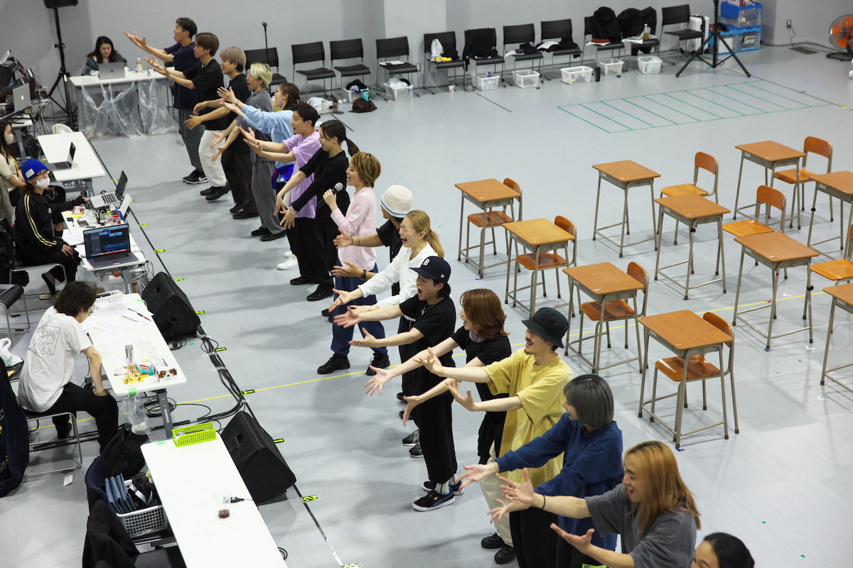 2step稽古場風景