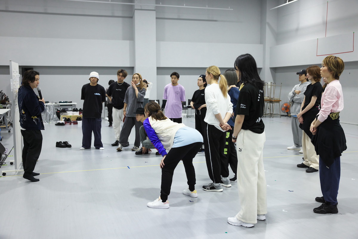 2step稽古場風景