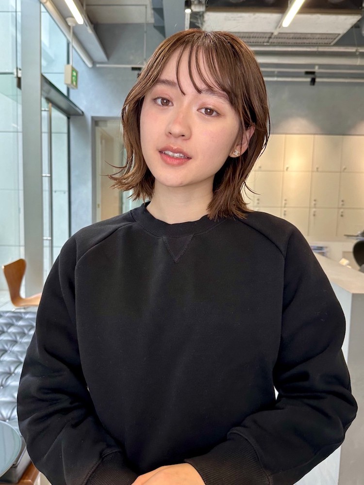 今季の切りっぱなしボブは“ラフ”に仕上げるのがコツ