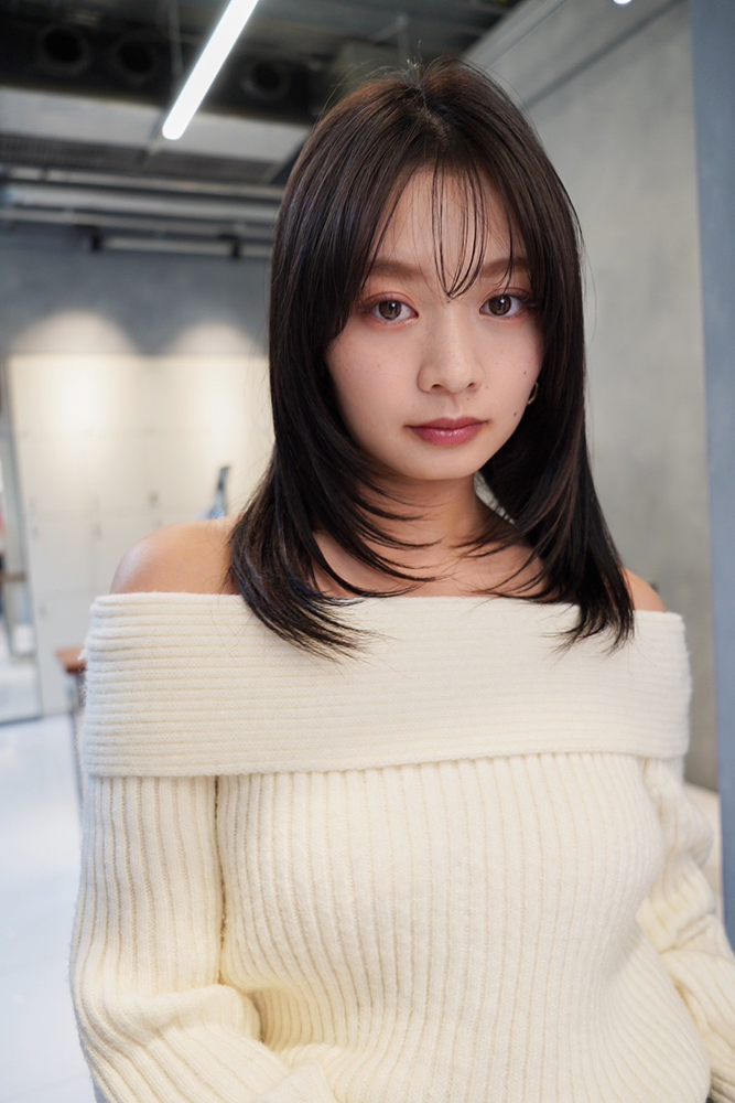 ワンレンミディアムはレイヤーでアップデート！