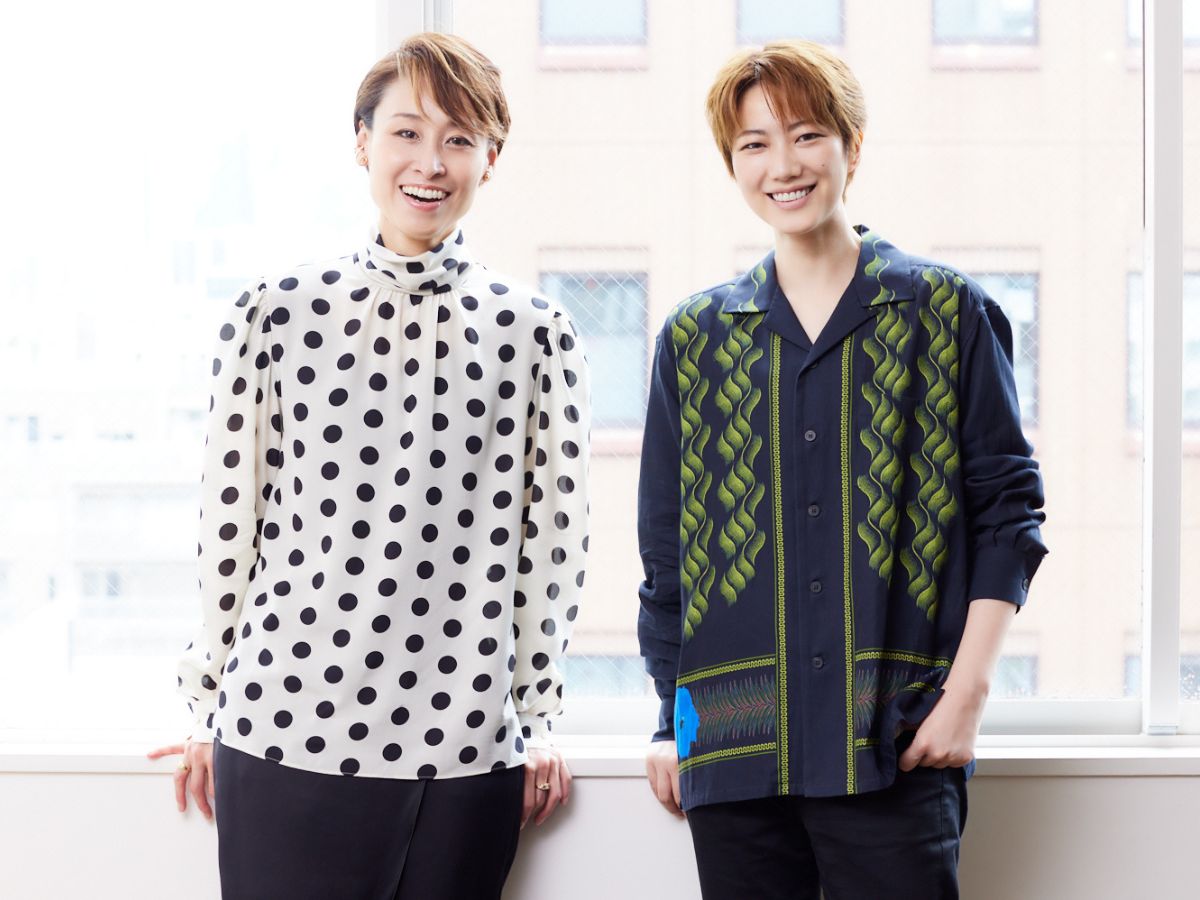 寿つかささんと七海ひろきさん