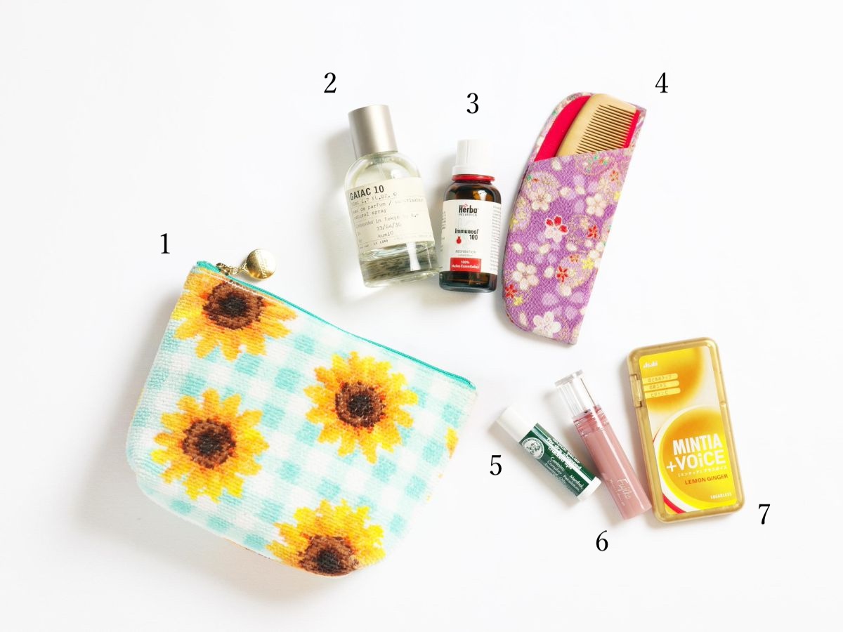 ポーチとその中身