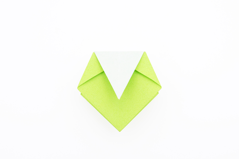 折り紙 指輪 折り方 箱リング 指輪 つのこう箱