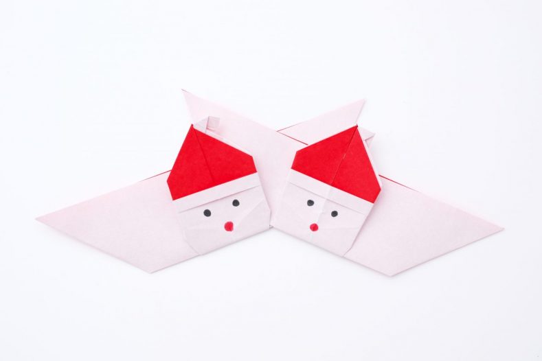 サンタ 折り紙 折り方 簡単 クリスマス 幼児 リース