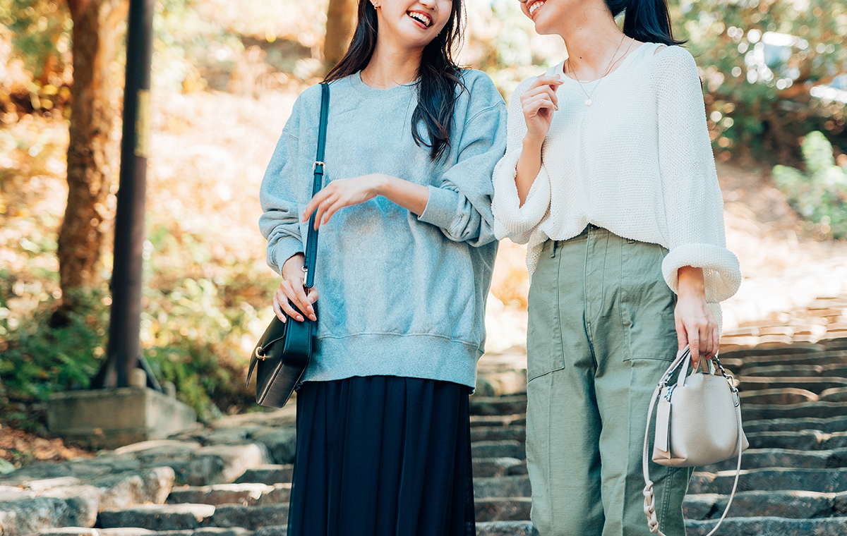 気の合う女性二人
