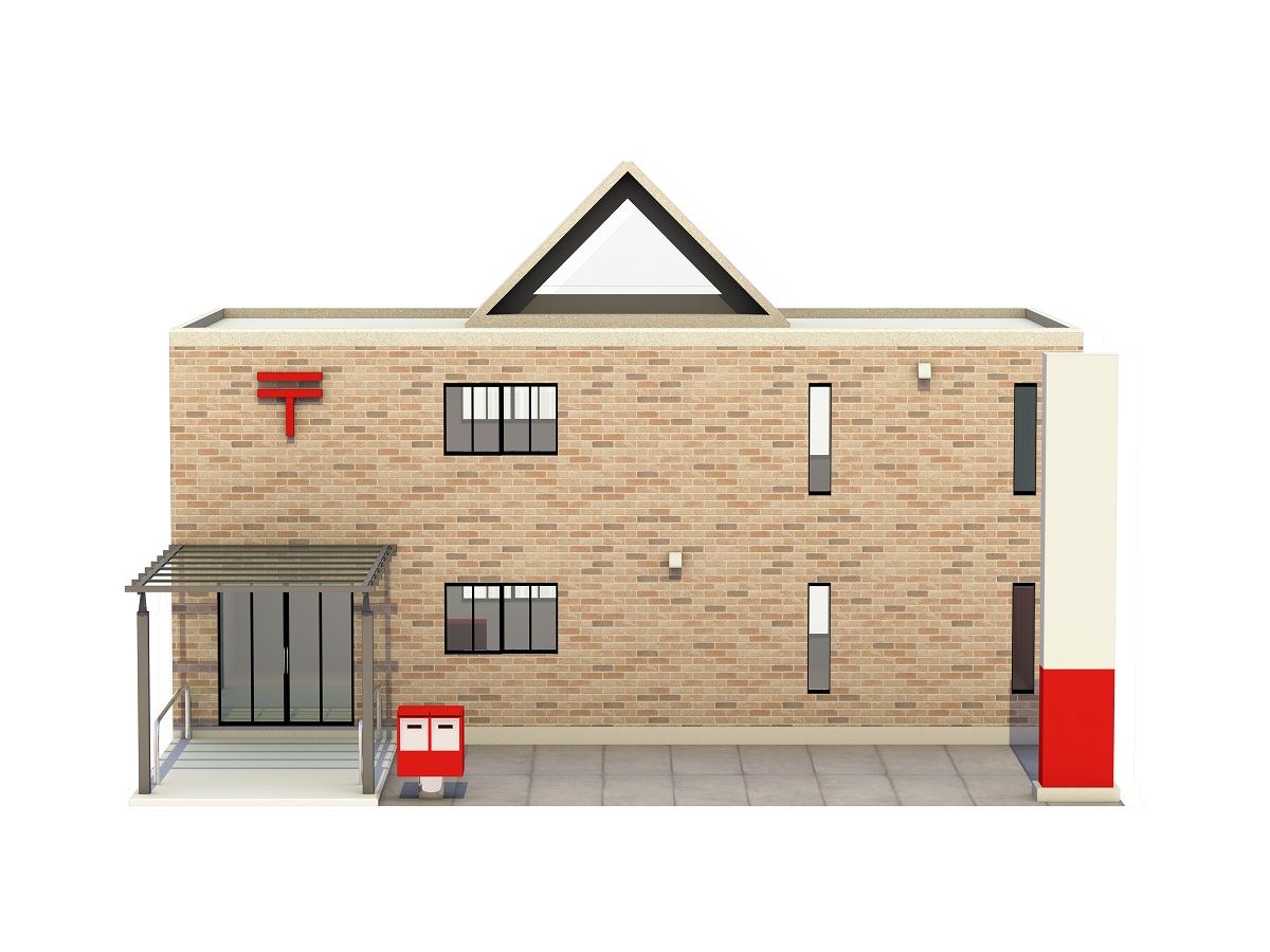 郵便局のイメージイラスト