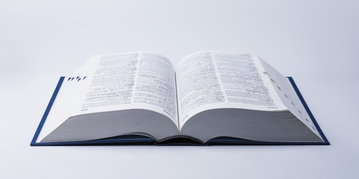英語の辞書の写真